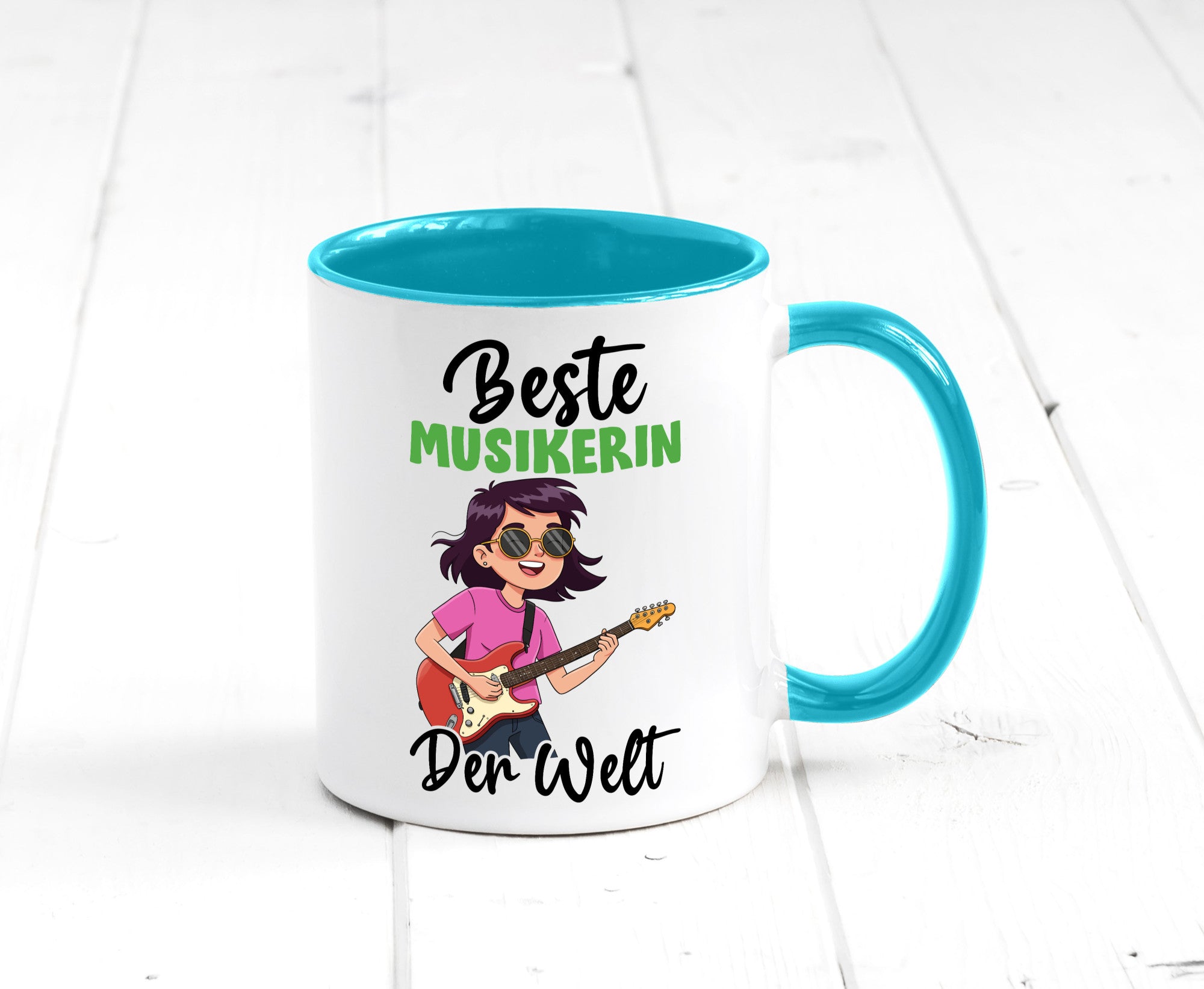 Beste Musikerin | Musik Musikantin v2 Geschenkidee Humor Tasse