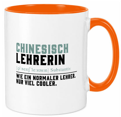Chinesischlehrerin | Lehrer Unterricht Lieblingslehrerin Geschenk Humor Tasse