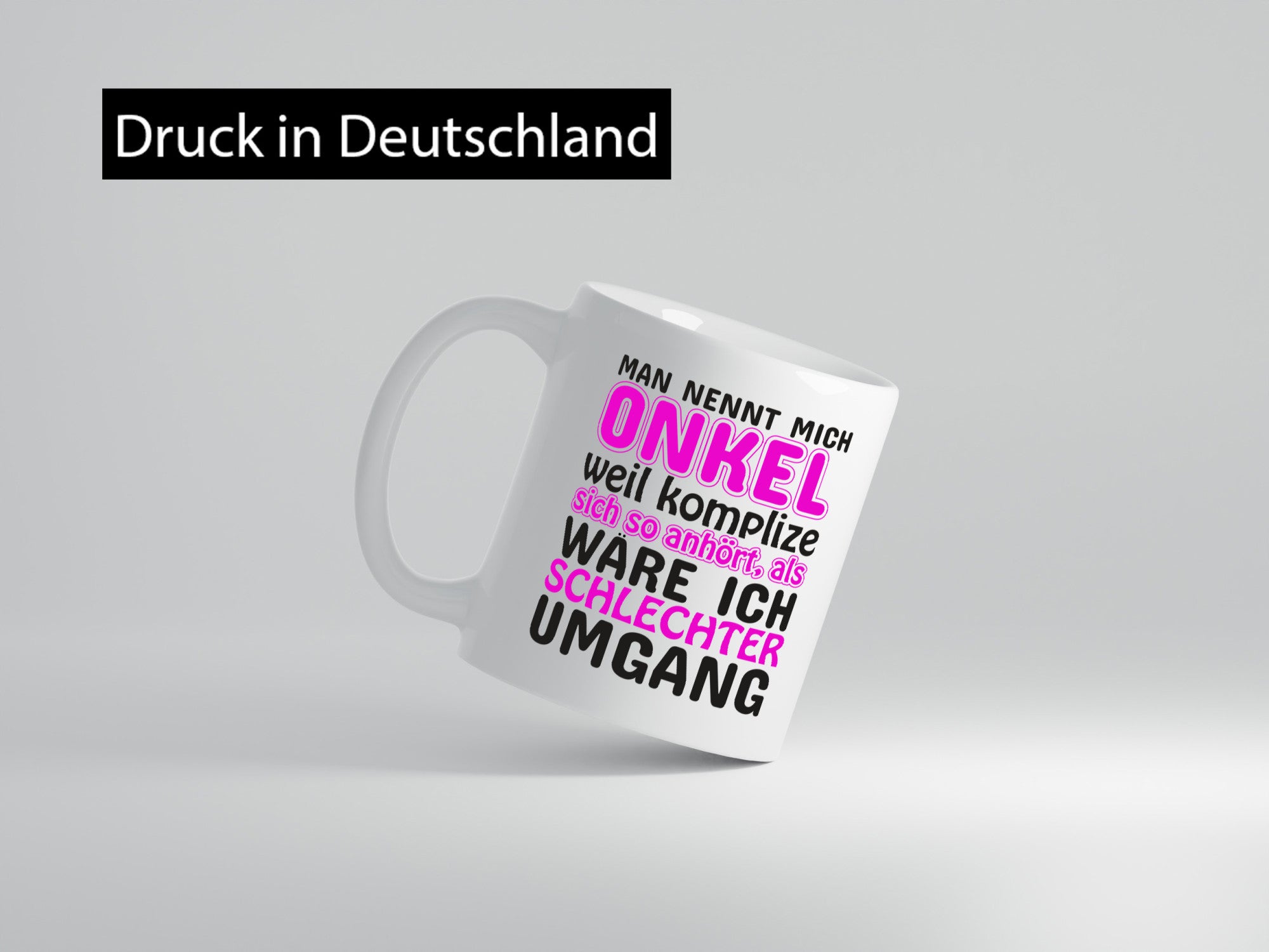 Man nennt mich Onkel | lustiger Spruch cooler Humor Geschenkidee Tasse