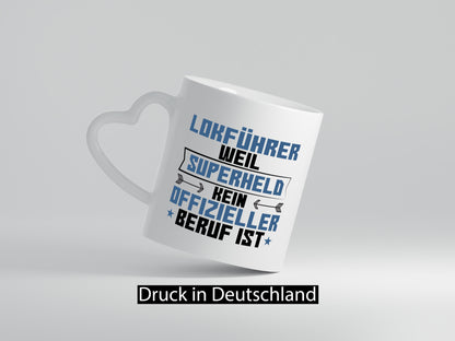 Superheld Lokführer | Zug Beruf Geschenk Arbeit Kollegen Büro lustiger Spruch
