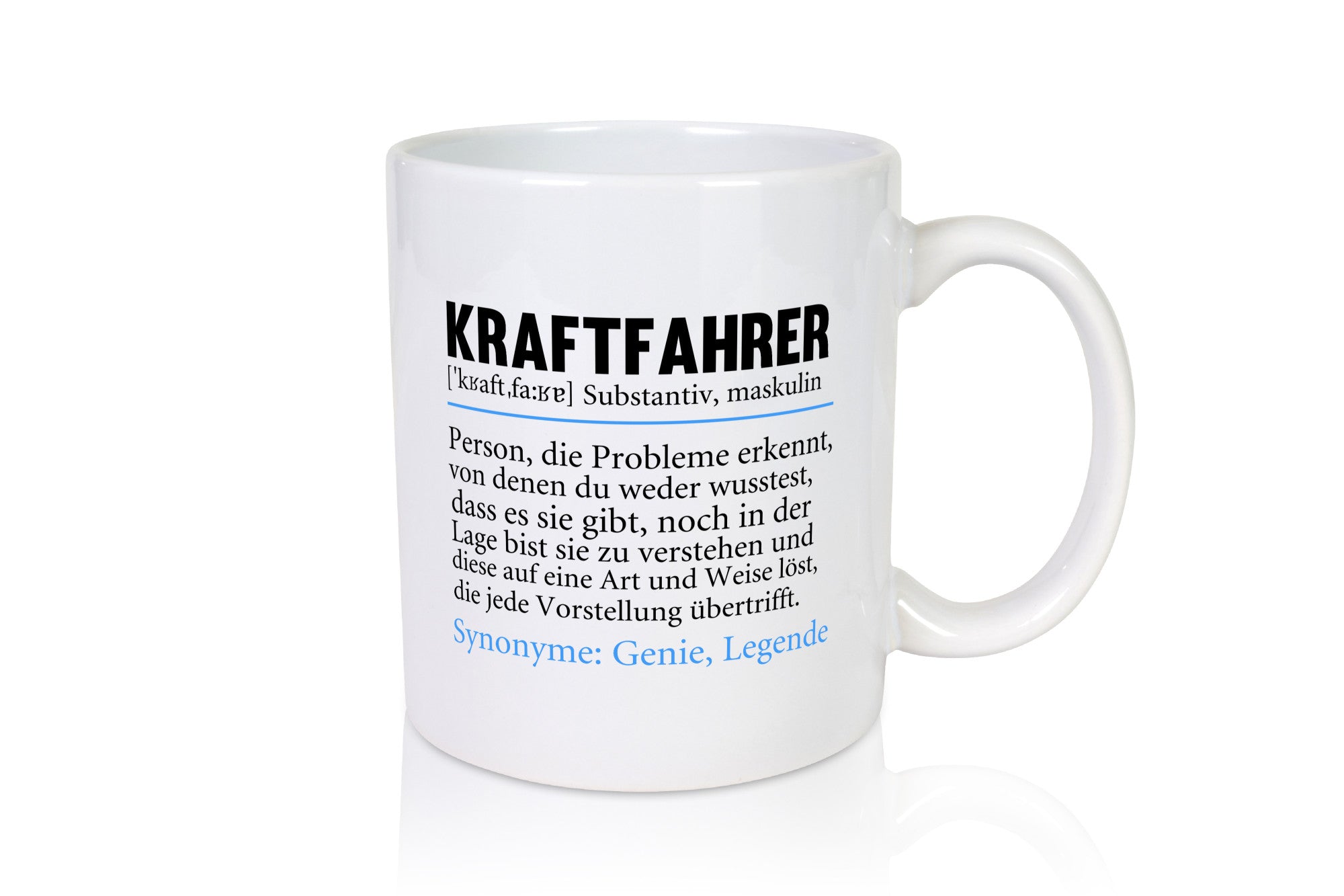 Kraftfahrer | Humor Lastwagen LKW Fahrer lustiger Spruch Geschenk Geschenkidee