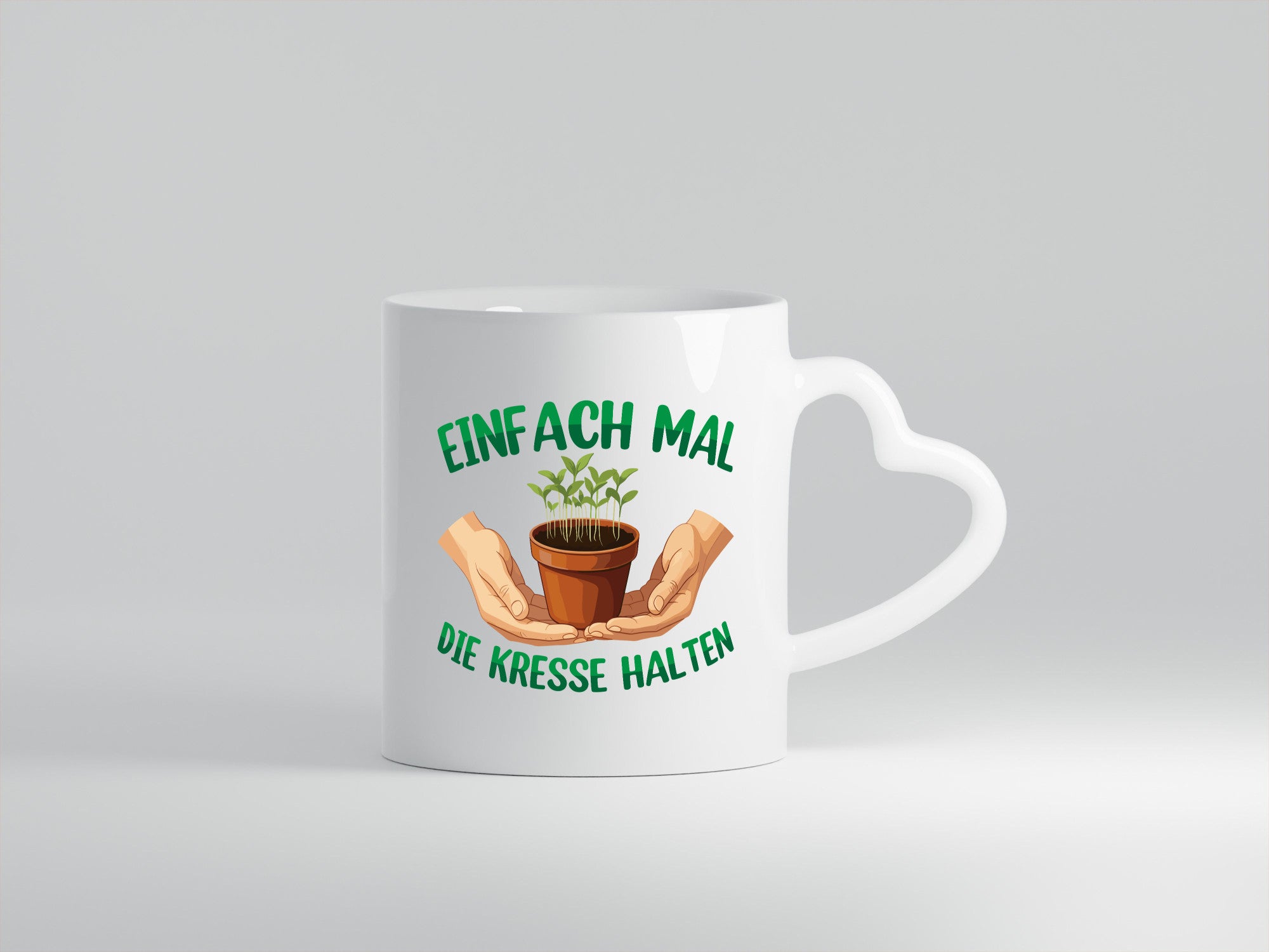 Einfach mal die Kresse halten | Garten v2 Geschenk Humor Geschenkidee lustiger