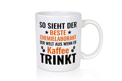 Kaffee trinkt: Chemielaborant | Laborant Chemie Humor Geschenkidee Tasse