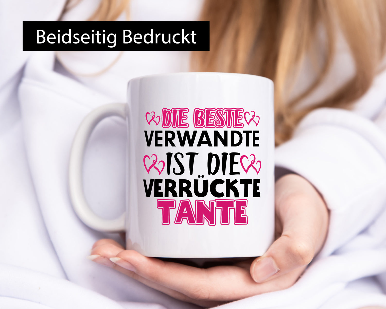 Verrückte Tante | Spruch Patentante Verwandtschaft lustiger Geschenk Humor