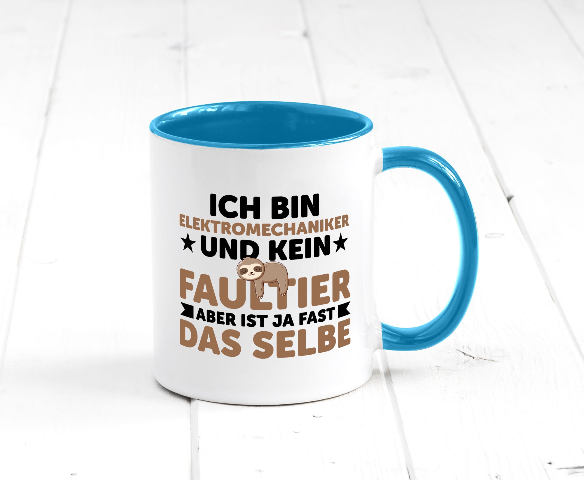 Ich bin kein Faultier: Elektromechaniker | Mechaniker Geschenkidee