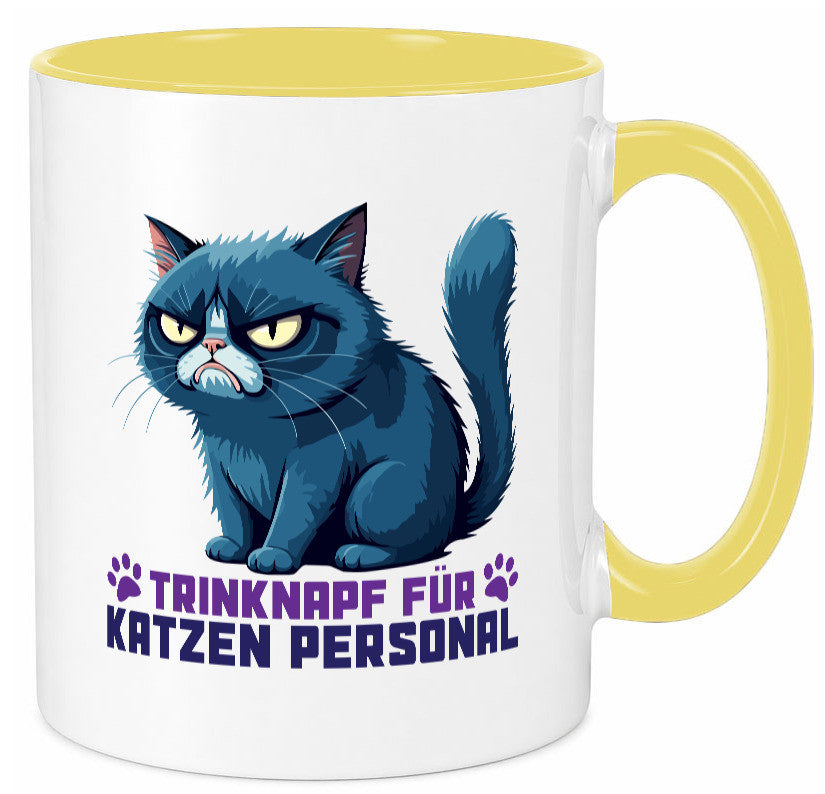 Katzen Personal | Katzenbesitzer Tasse Katze Humor vl8 Geschenkidee