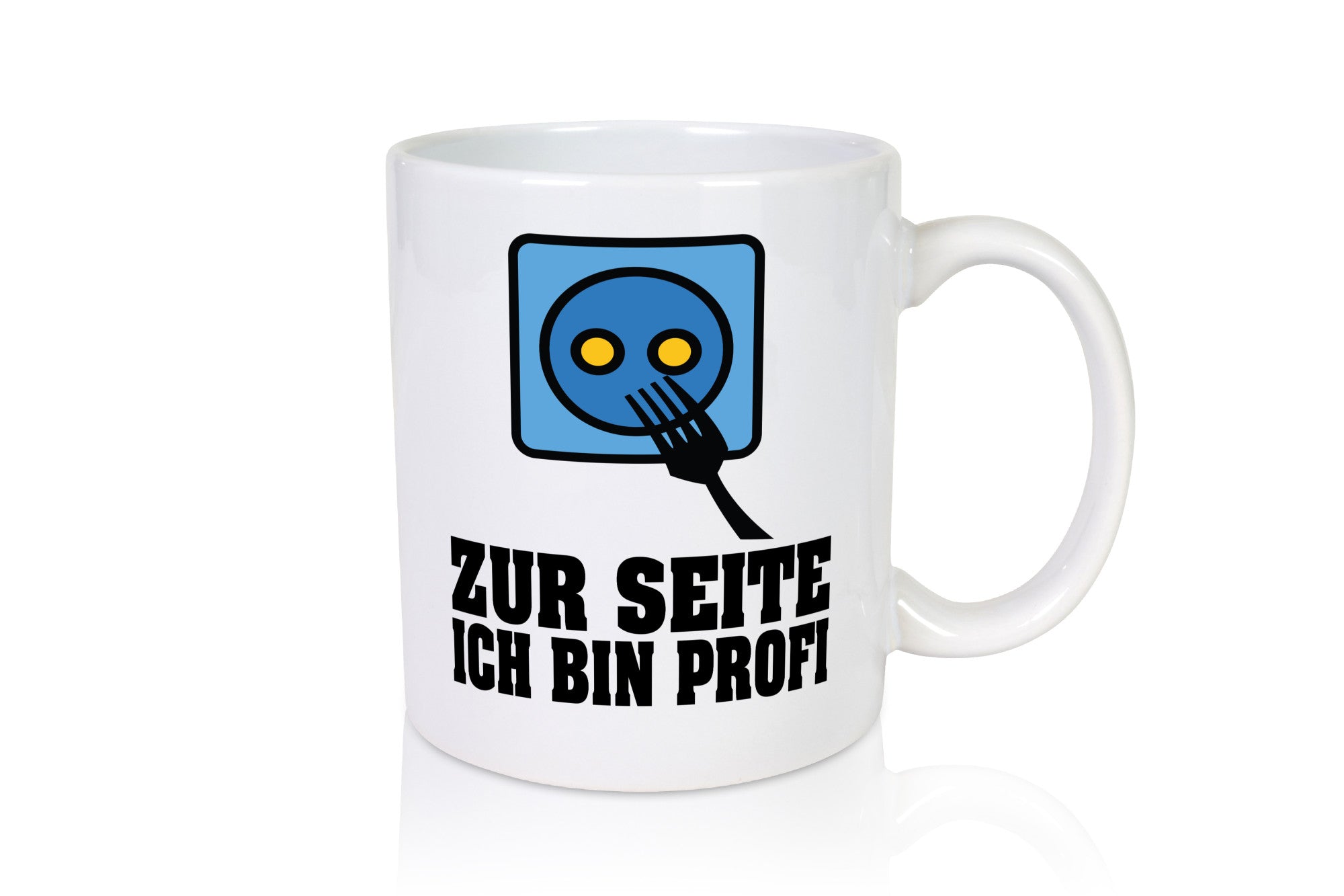 Zur Seite ich bin Profi lustiger Spruch Geschenk Humor Geschenkidee Tasse