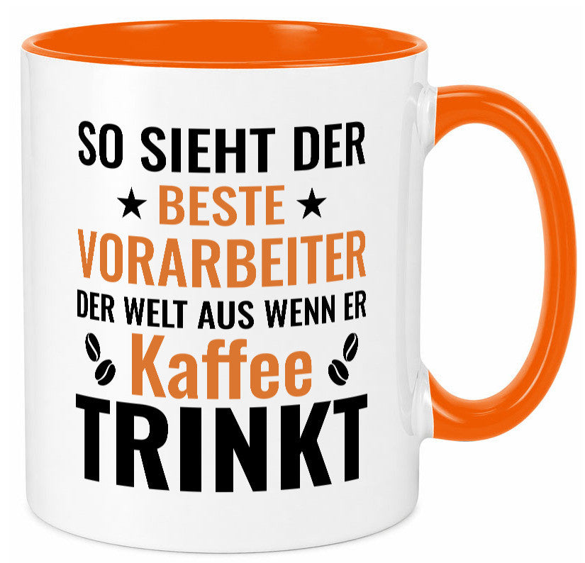 Kaffee trinkt: Vorarbeiter | Kollege Teamleiter Geschenk Arbeit Kollegen Büro