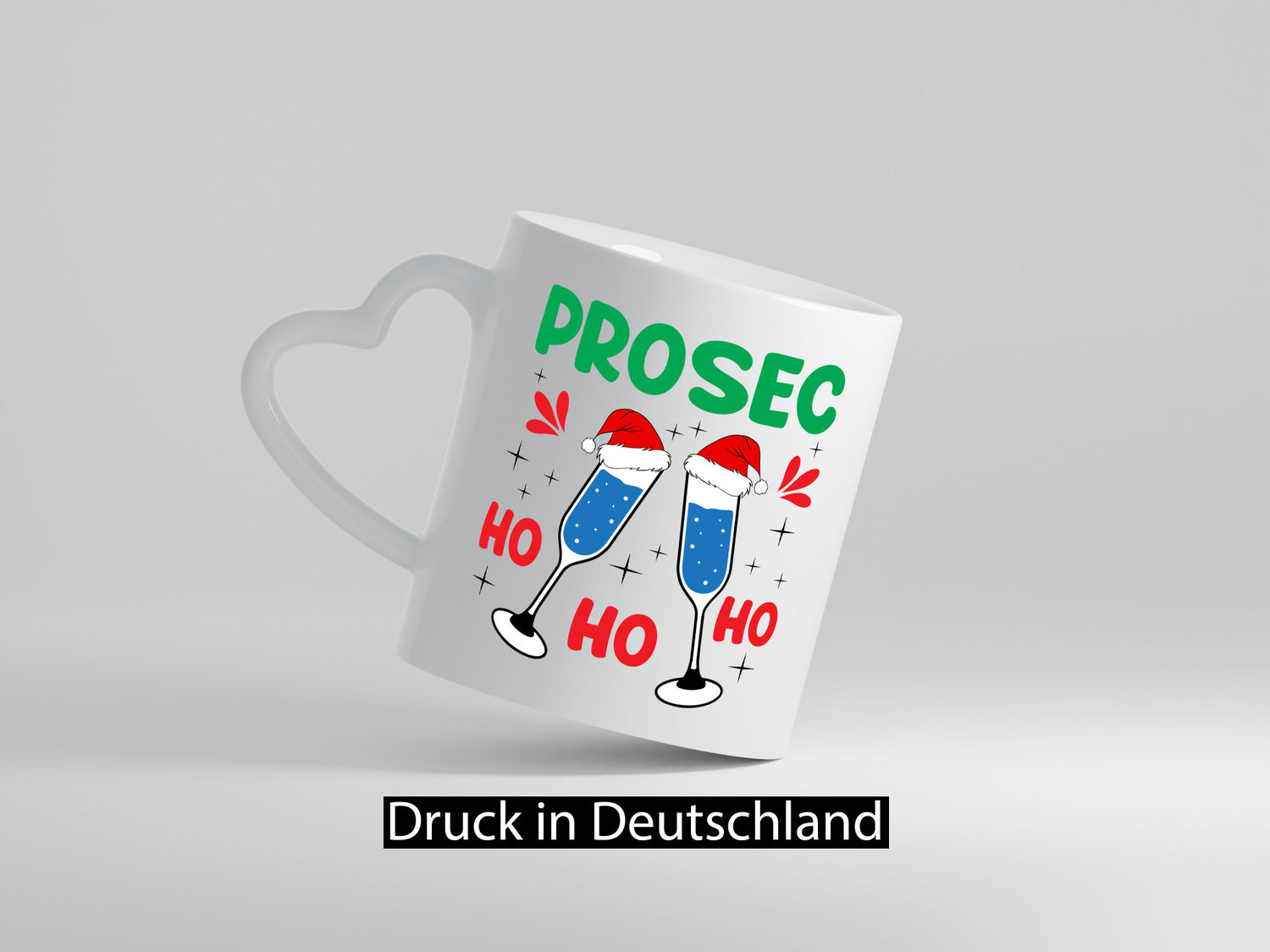 Prosec ho | Weihnachten Christmas lustig Humor Geschenkidee Geschenk Tasse