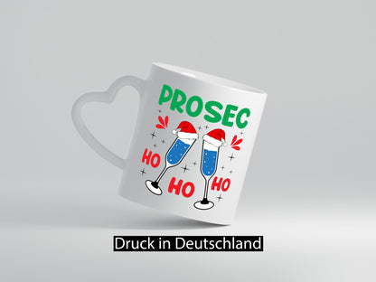 Prosec ho | Weihnachten Christmas lustig Humor Geschenkidee Geschenk Tasse