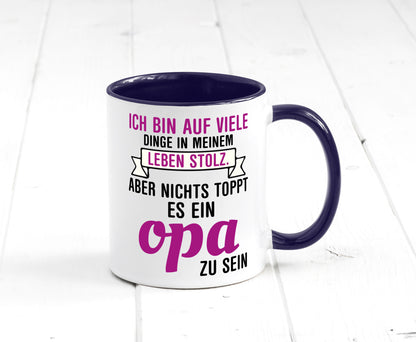 Opa Tasse | Stolzer Großvater Vatertag Enkelkinder Geschenk Familie