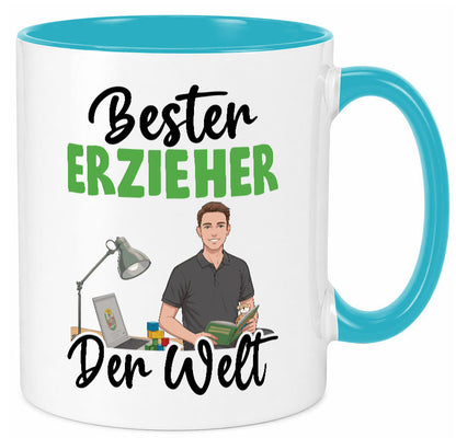 Bester Erzieher | Pädagoge Schule v2 Geschenk Humor Geschenkidee lustiger