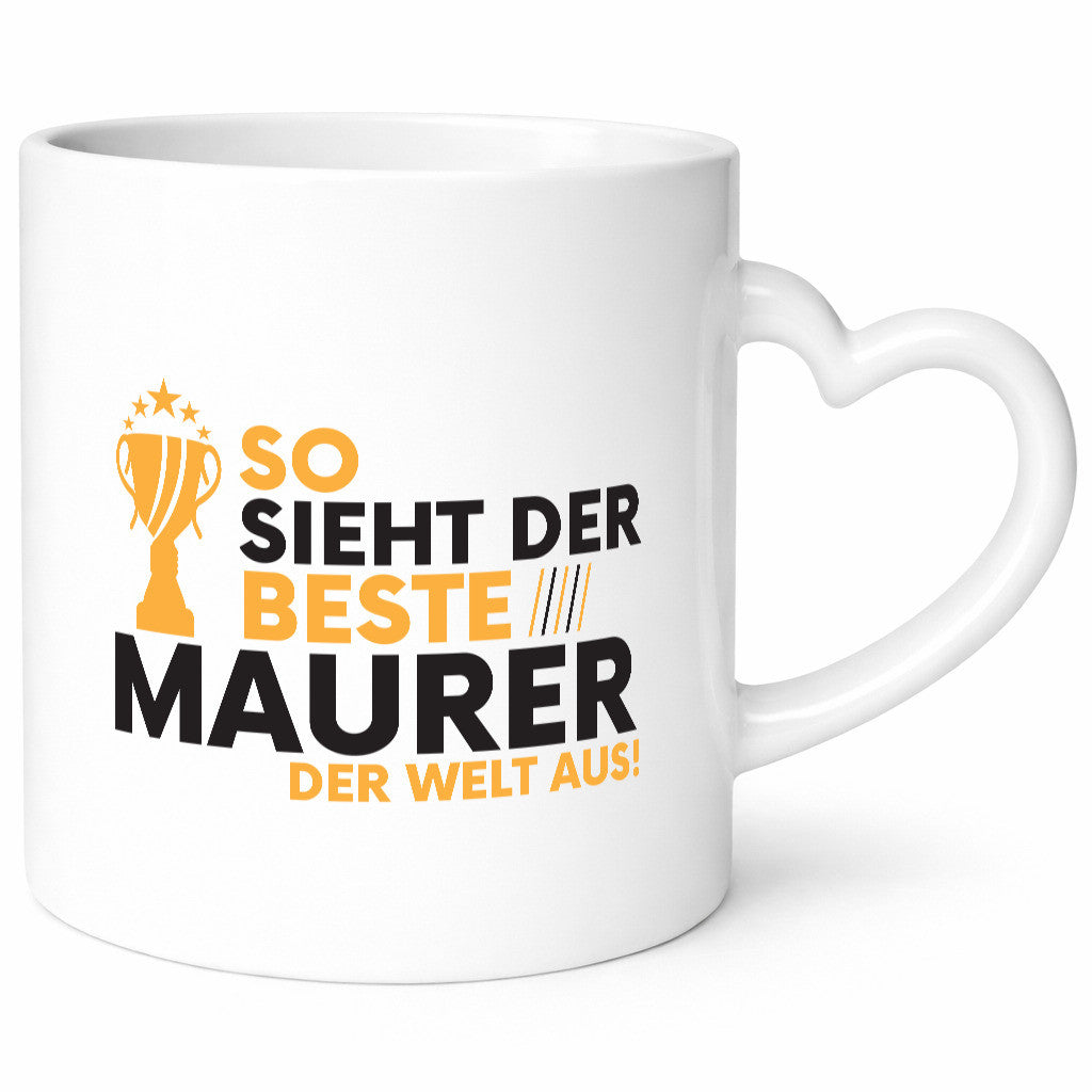 Der Weltbeste Maurer | Bau Handwerker Geschenkidee Humor Tasse
