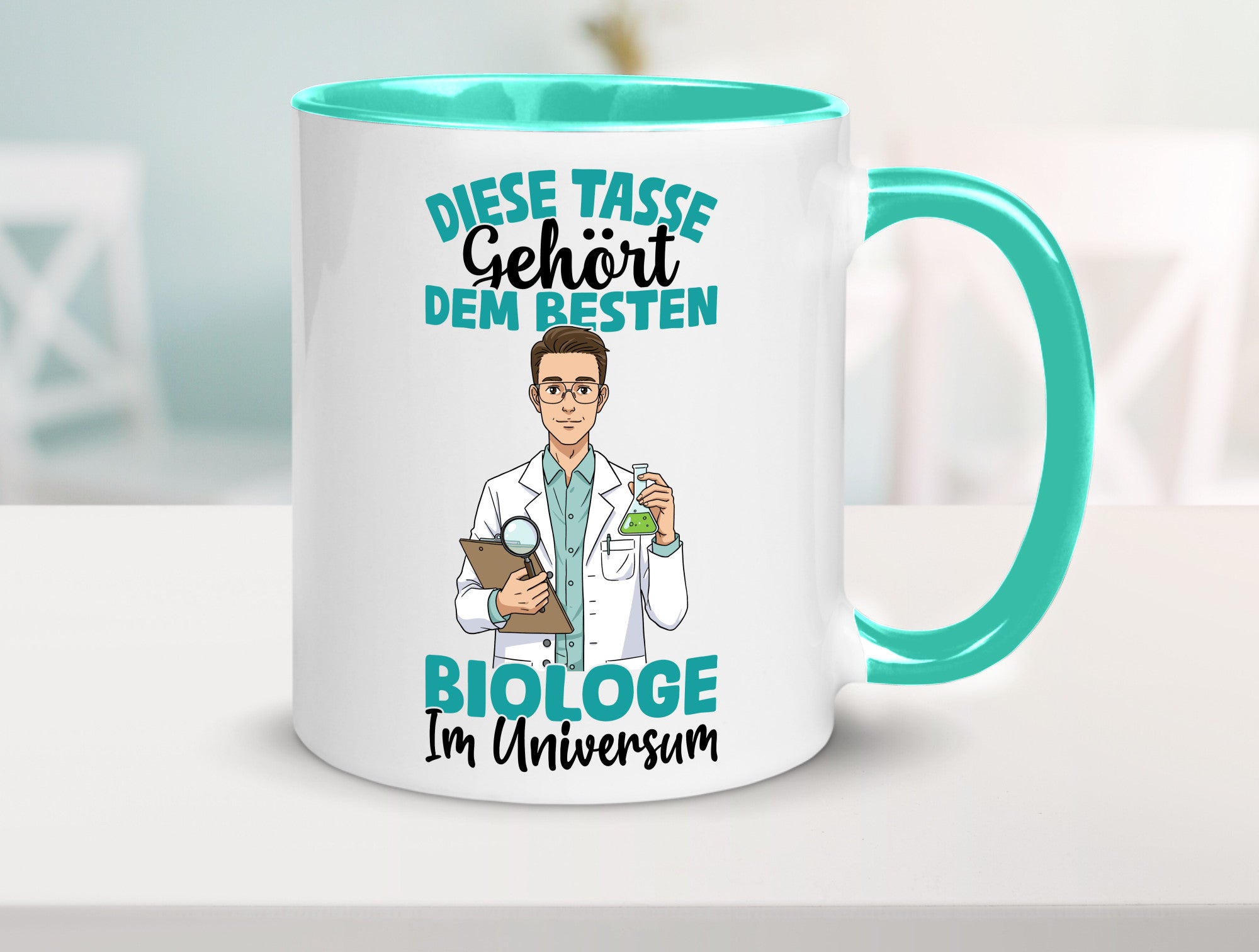 Im Universum: Biologe | Biologie Naturforscher Humor Geschenkidee Tasse