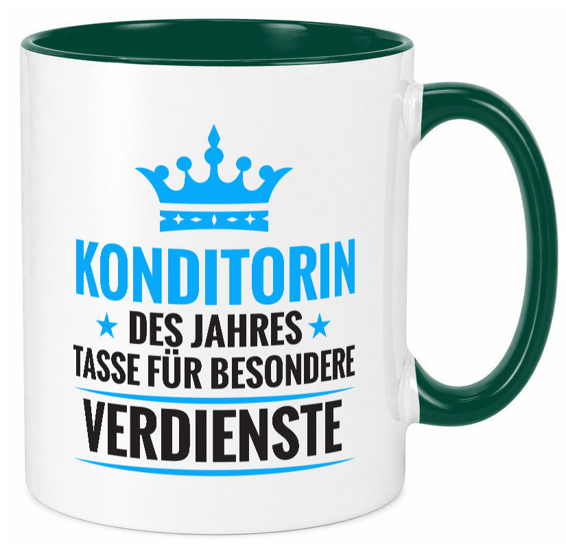 Besonderer Verdienst: Konditorin | Konditorei lustig Humor Geschenkidee