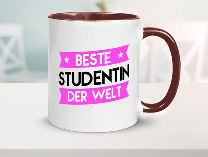 Beste Studentin | Uni Studium Universität Geschenkidee Humor Tasse