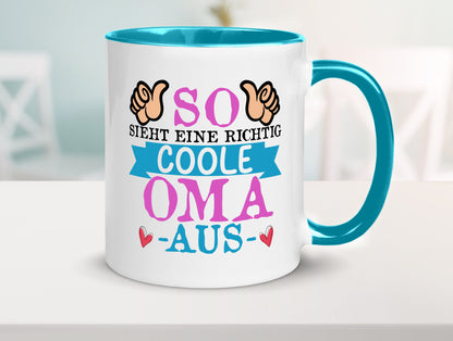So sieht eine richtig Coole Oma aus | Großmutter Humor Familie Geschenkidee