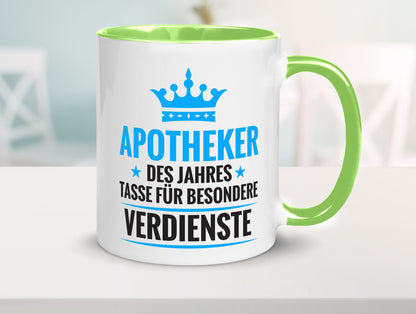 Besonderer Verdienst: Apotheker | Apotheke Pharmazie lustiger Spruch Geschenk
