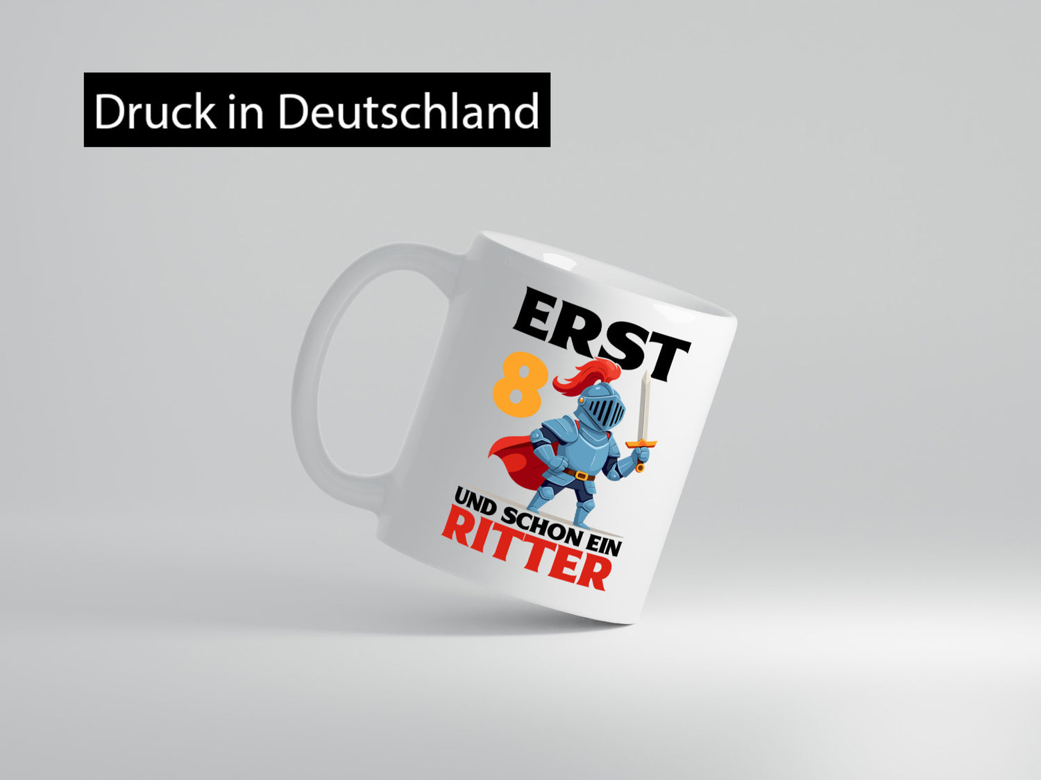 8. Geburtstag | 8 Jahre und schon ein Ritter lustiger Spruch Geschenk
