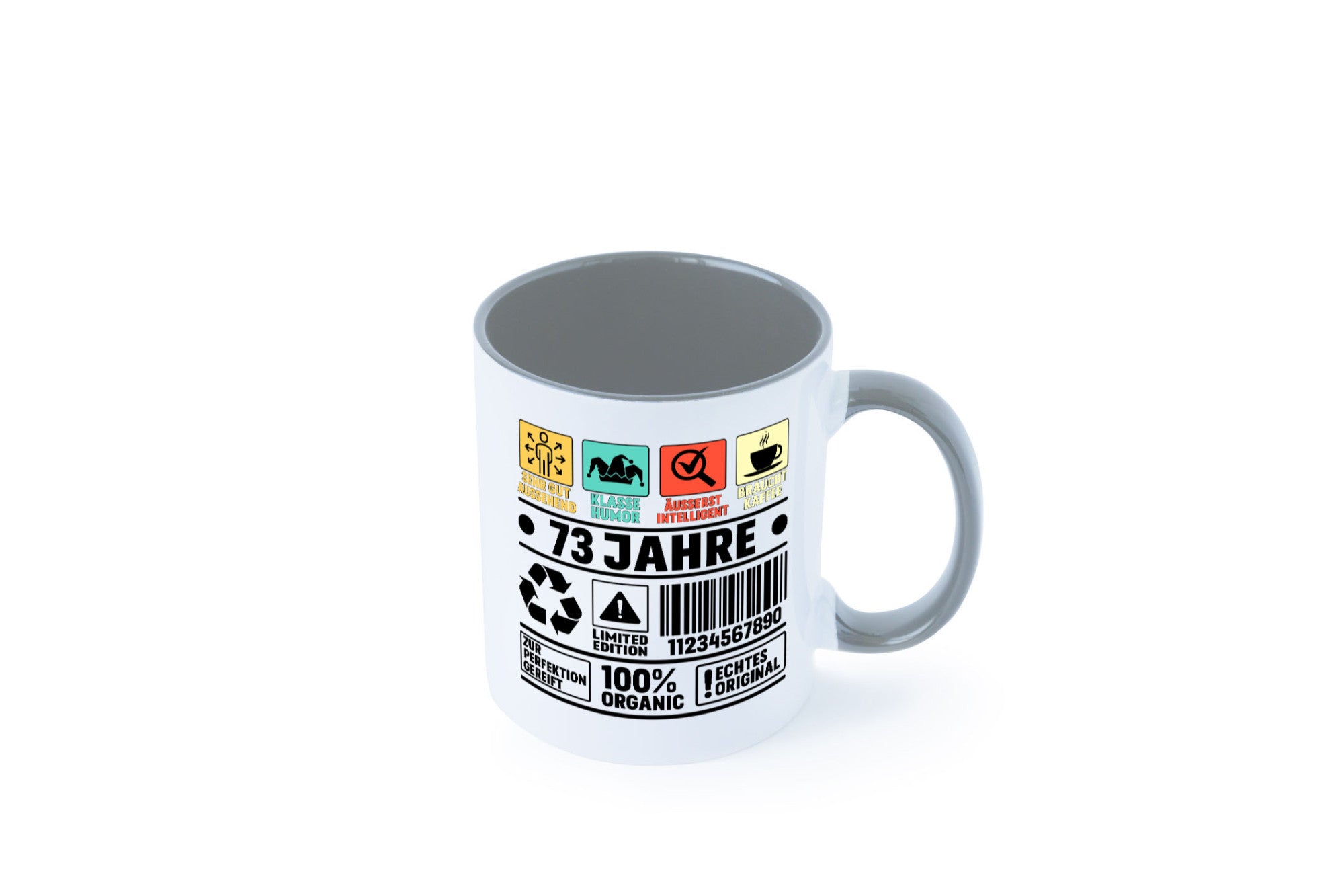73. Geburtstag | 73 Jahre Humor Limited Edition Geschenkidee Tasse