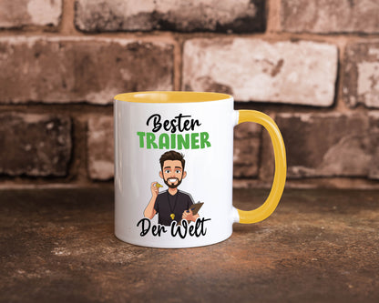 Bester Trainer | Verein Sport v2 Humor Geschenkidee Tasse