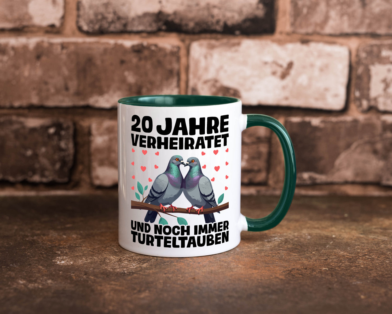 20 Jahre verheiratet | Turteltauben Ehe Ehepaar lustig Humor Geschenkidee
