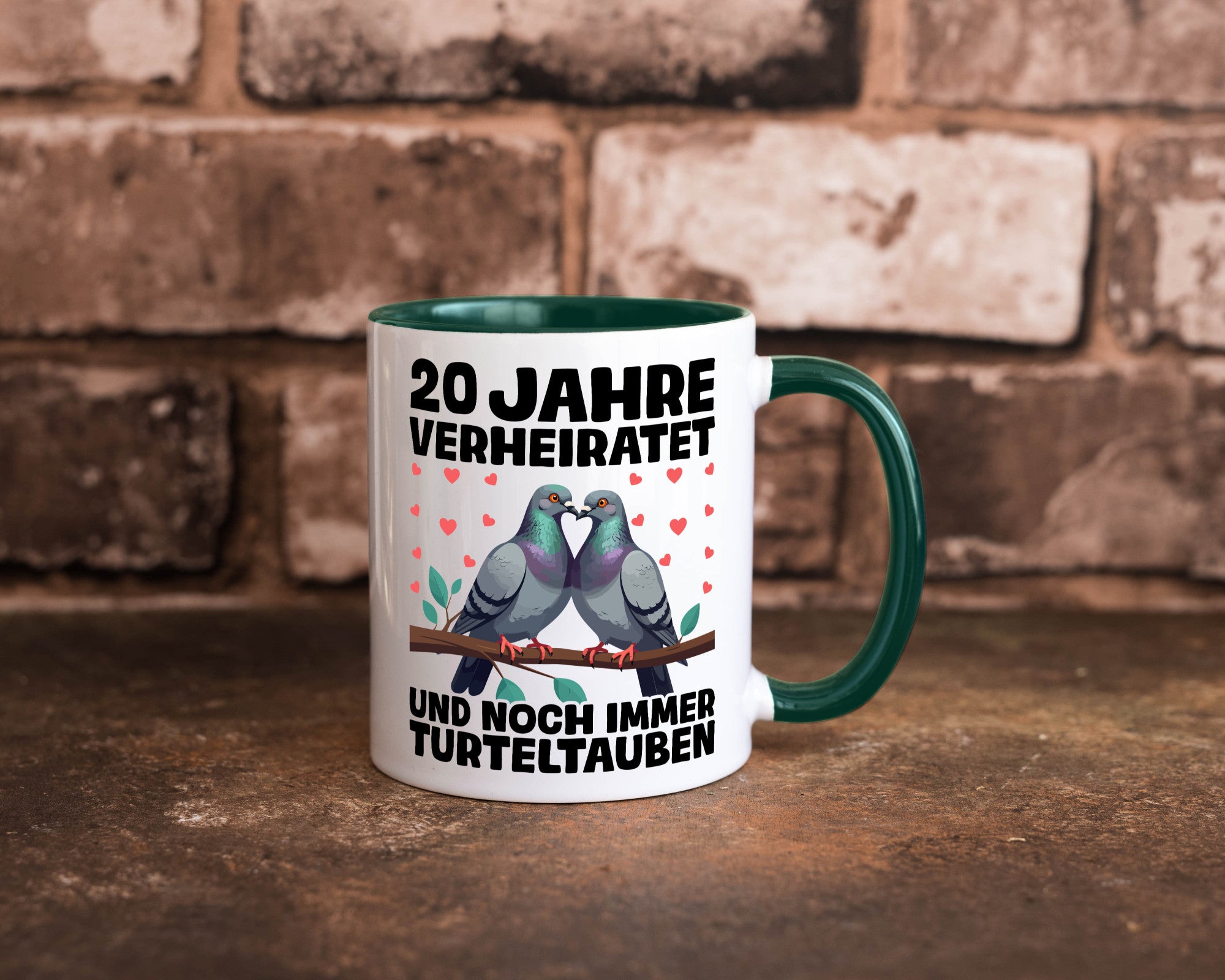 20 Jahre verheiratet | Turteltauben Ehe Ehepaar lustig Humor Geschenkidee