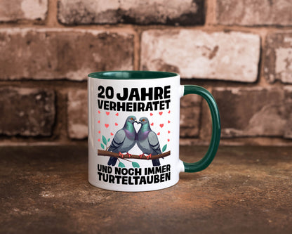 20 Jahre verheiratet | Turteltauben Ehe Ehepaar lustig Humor Geschenkidee