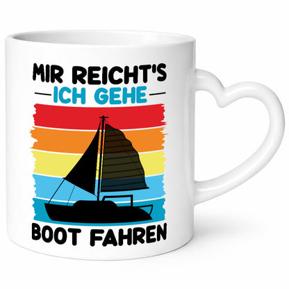 Mir reichts ich geh Boot Fahren | Bootsfahrer Motorboot v2 Humor Geschenkidee