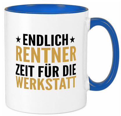 Rentner zeit für die Werkstatt | Ruhestand Handwerker v2 lustiger Spruch