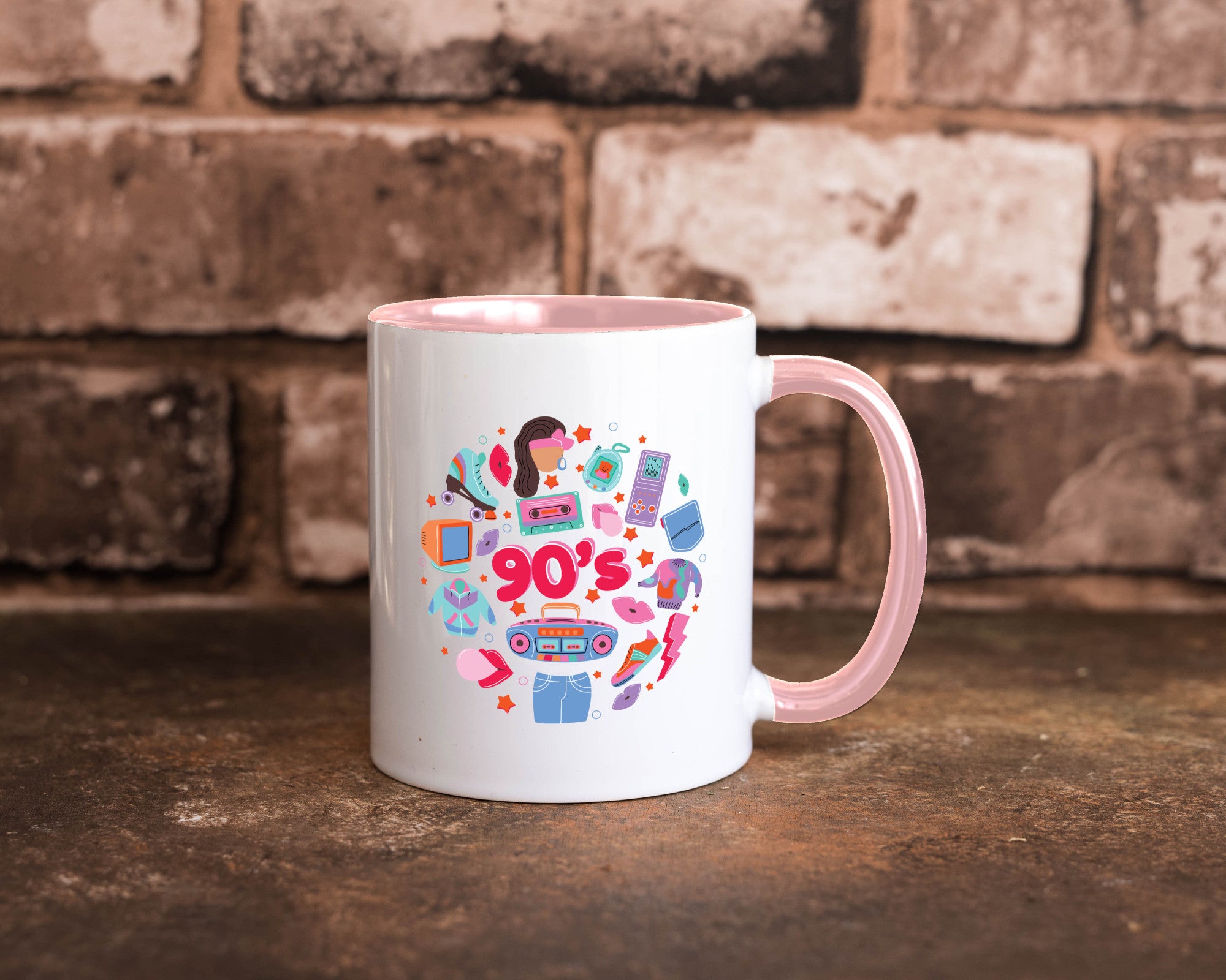 90er Jahre | Alte Zeit Nostalgie Humor Geschenkidee Tasse