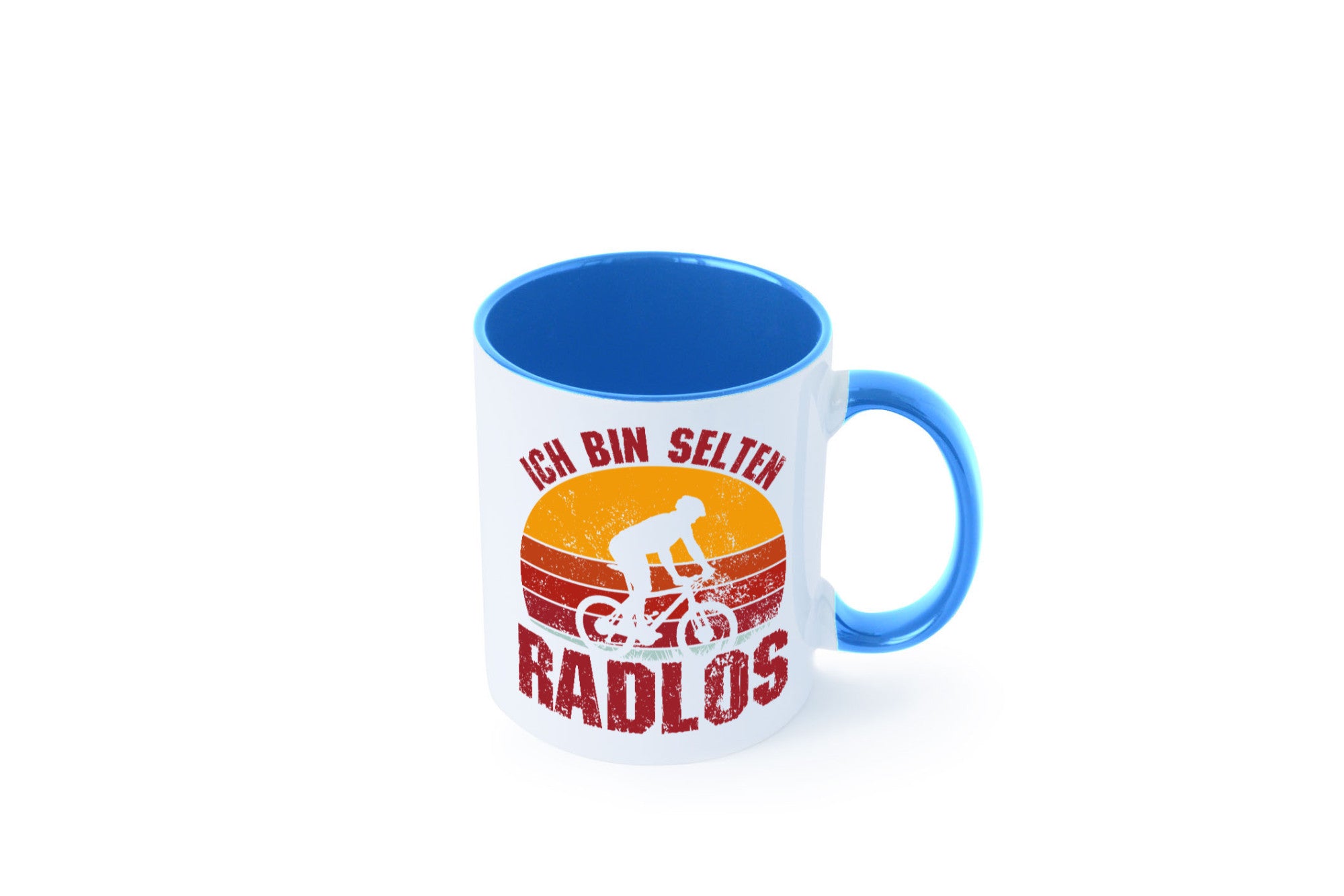 Ich bin Selten Radlos | Radfahrer Mountainbike Humor Geschenkidee Tasse