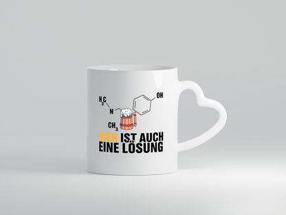 Bier Lösung lustig Humor Geschenkidee Geschenk Tasse