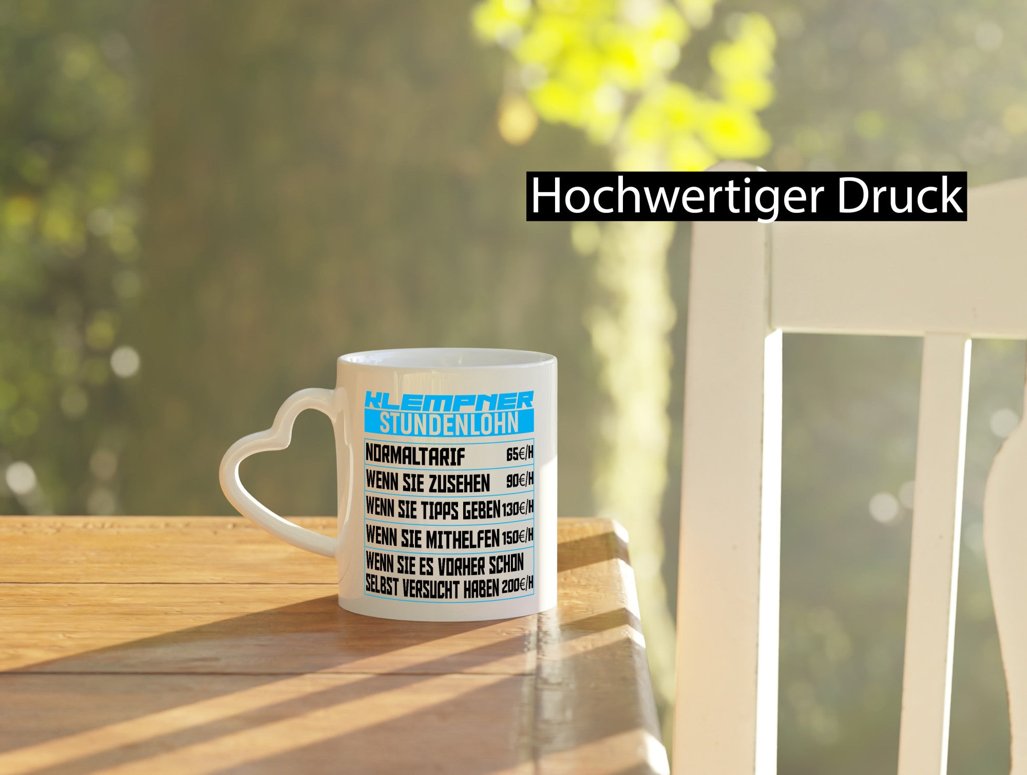 Klempner Stundenlohn | lustig Humor Geschenkidee Geschenk Tasse