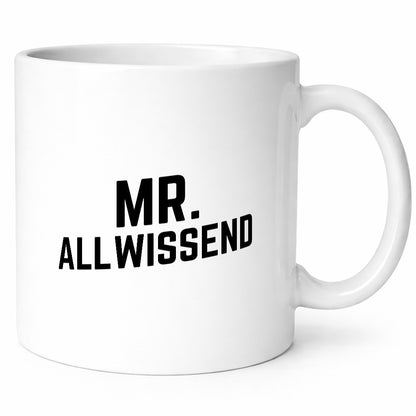 Mr. Allwissend | Lehrer besserwisser Humor Geschenkidee Tasse