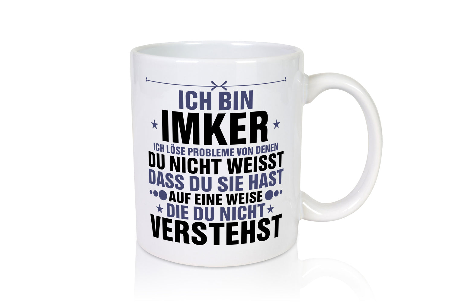 Löse Probleme: Imker | Imkerei v2 Geschenkidee Humor Tasse