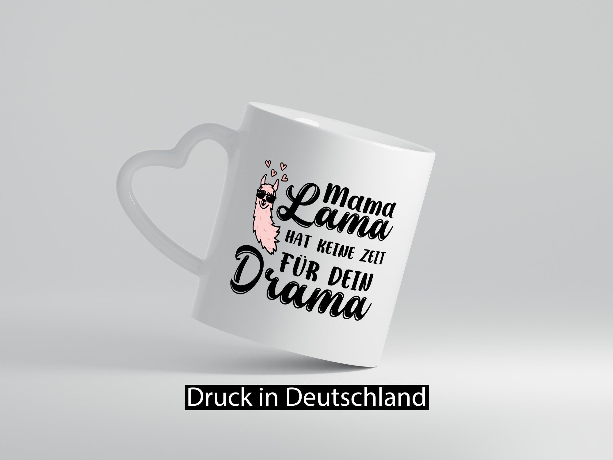 Mama Lama hat keine Zeit für Drama | Muttertag lustiger Spruch Geschenk Familie