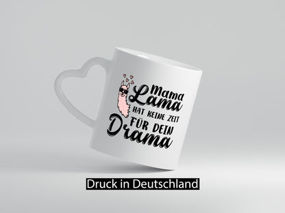 Mama Lama hat keine Zeit für Drama | Muttertag lustiger Spruch Geschenk Familie