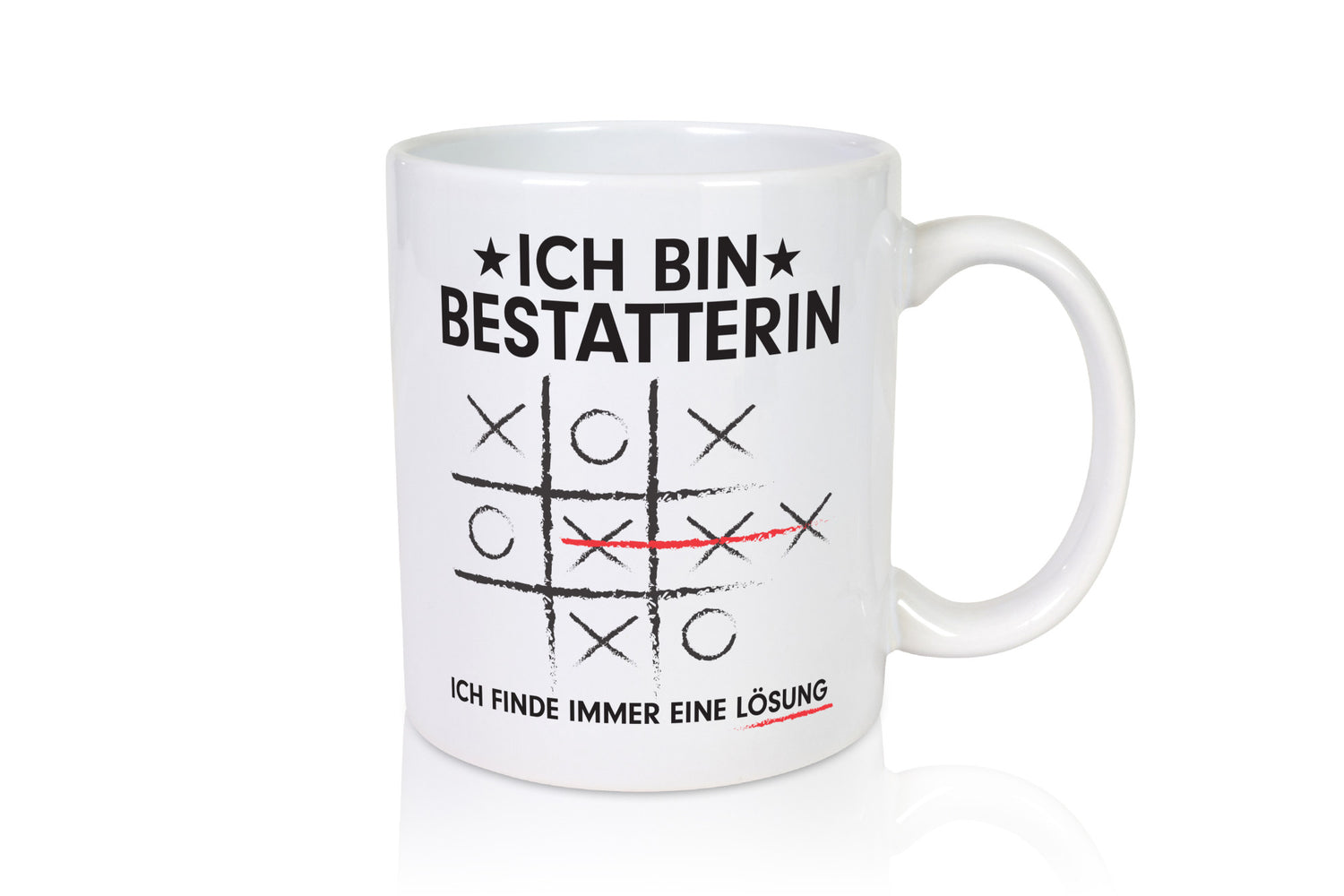 Lösung Finden: Bestatterin | Bestattung lustiger Spruch Geschenk Humor