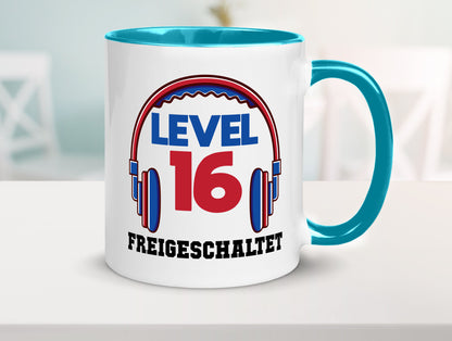 Level 16 Freigeschaltet | 16. geburtstag Gamer lustig Geschenkidee Geschenk