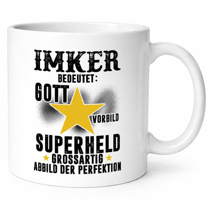 Bedeutung von Imker | Imkerei Geschenkidee Humor Tasse