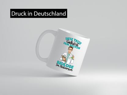 Im Universum: Biologe | Biologie Naturforscher Humor Geschenkidee Tasse