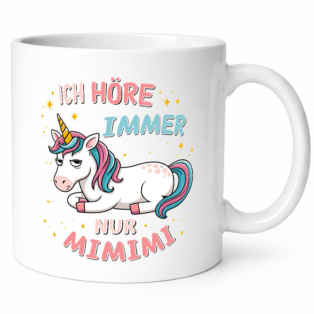 I only hear meow meow | Unicorn Lazy v2 funny saying Gift Humor