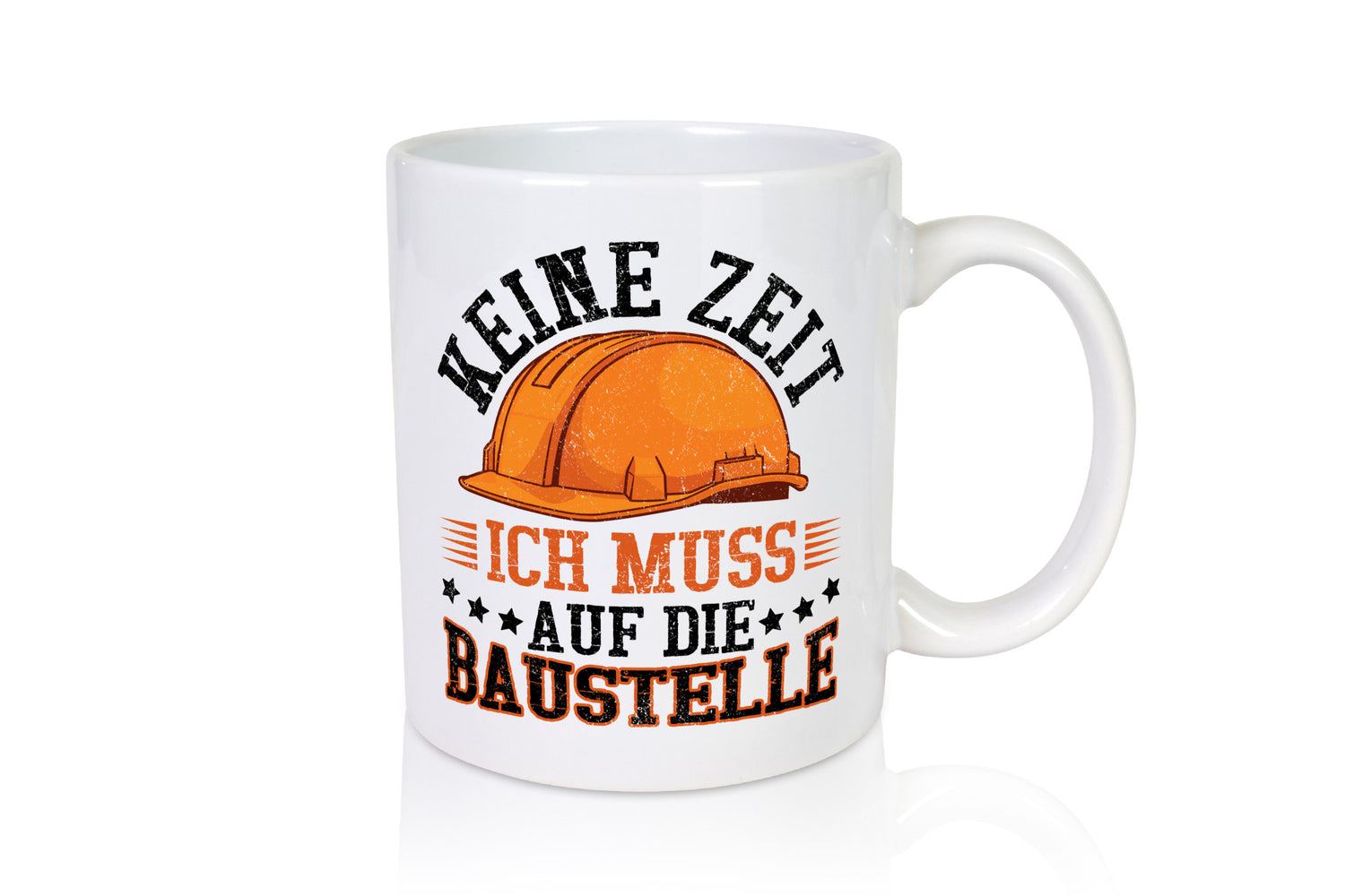 Baustelle | Keine Zeit Bauarbeiter Bagger Humor Arbeit Kollegen Büro
