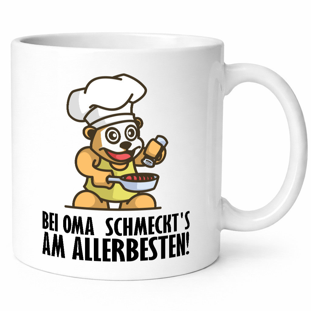 Omas Essen schmeckt lustig Familie Geschenkidee Geschenk Tasse