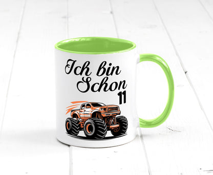 11. Geburtstag | Monster truck 11 Jahre lustiger Spruch Geschenk Geschenkidee