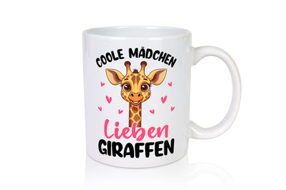 Coole Mädchen lieben Giraffen | Giraffen Geschenk Humor Geschenkidee lustig