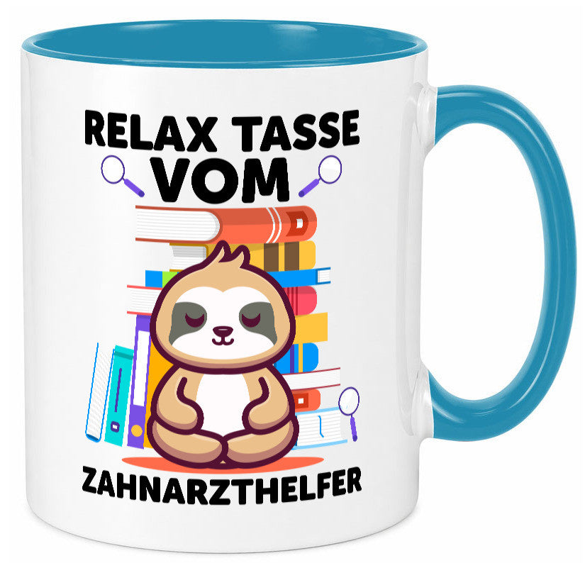 Relax Tasse: Zahnarzthelfer | Zahnmedizin lustig Humor Geschenkidee Geschenk