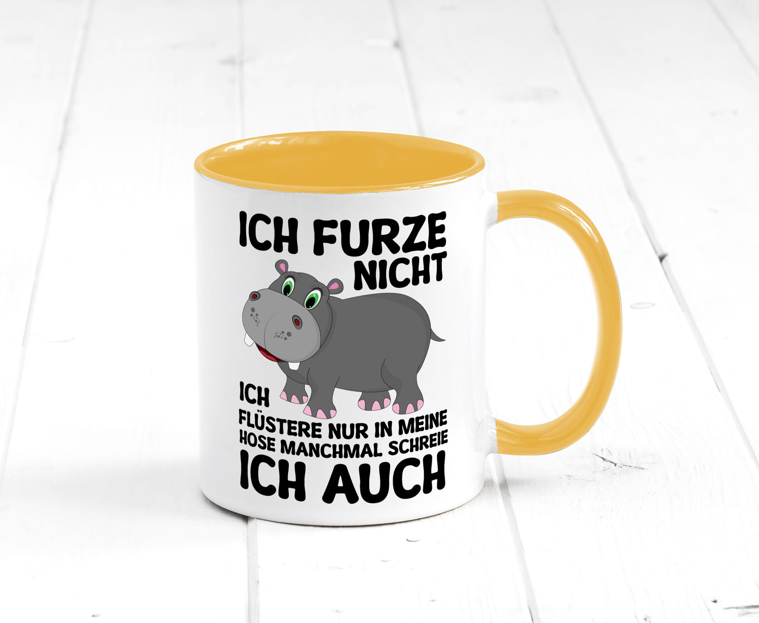 Ich furze nicht | furznilpferd v2 Humor Geschenkidee Tasse