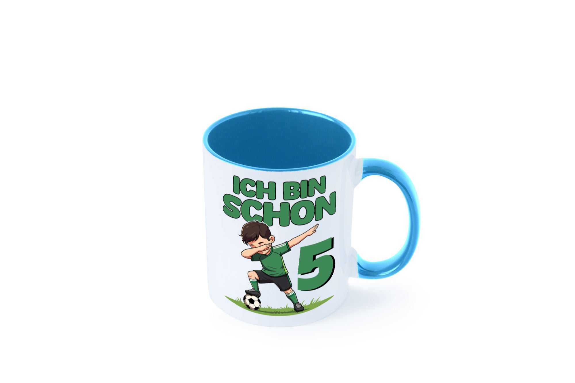 5. Geburtstag | 5 Jahre Fußballer lustiger Spruch Geschenk Geschenkidee Tasse